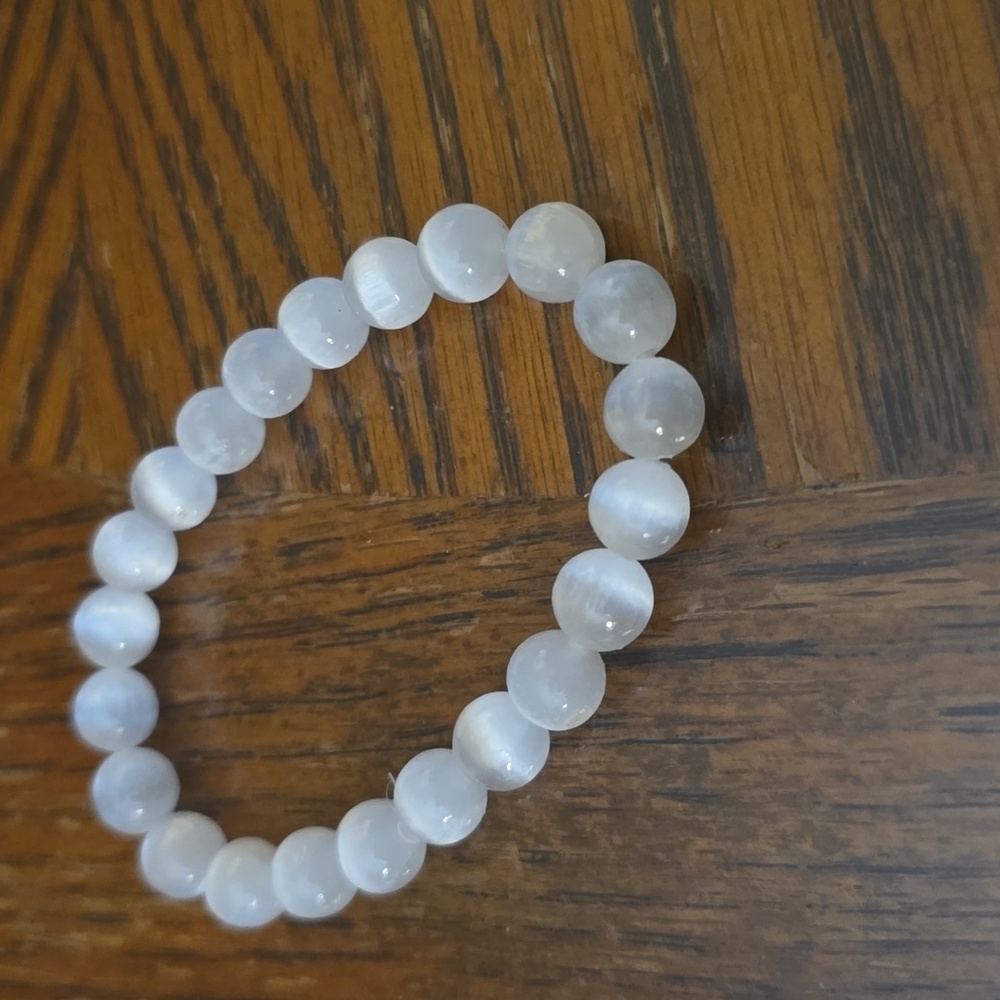 Genuine Selenite Stretchy Bracelet